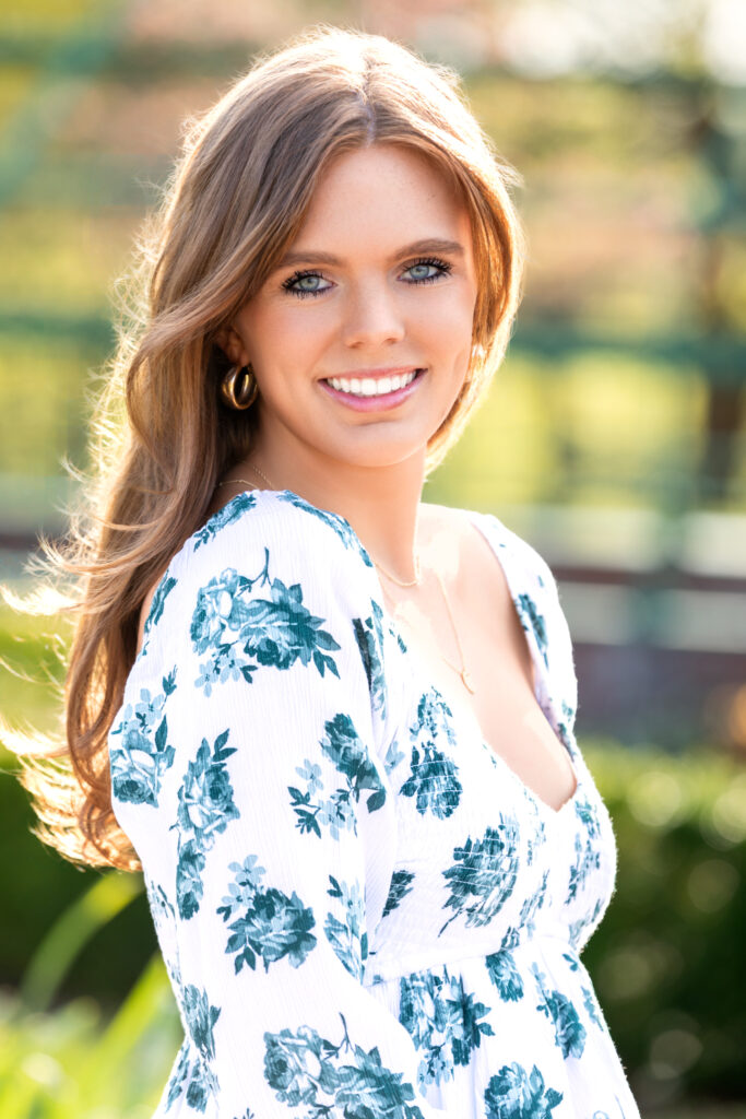 senior portrait close up