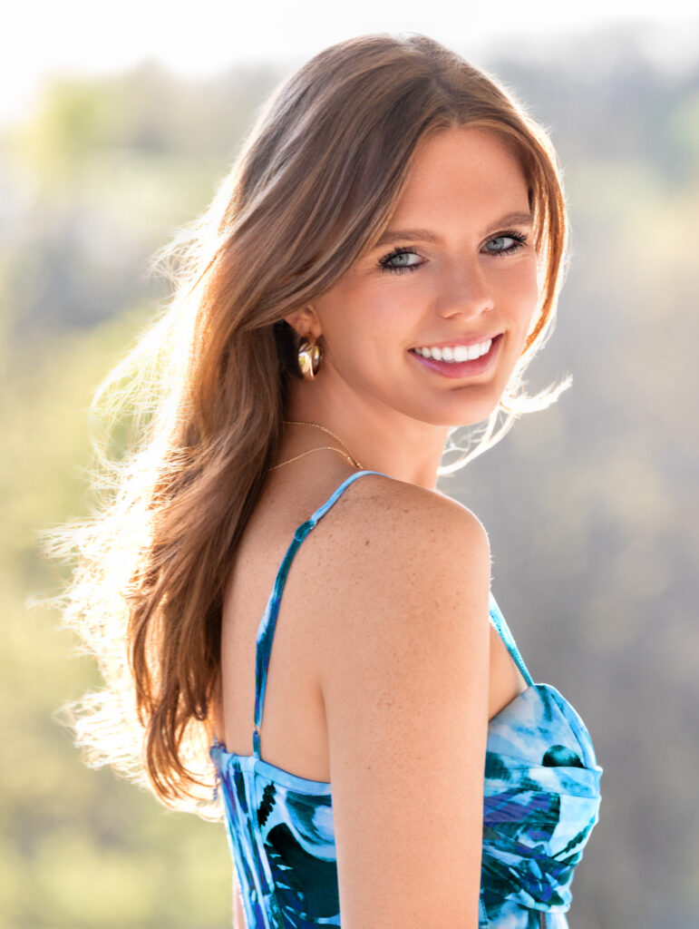 senior portrait close up